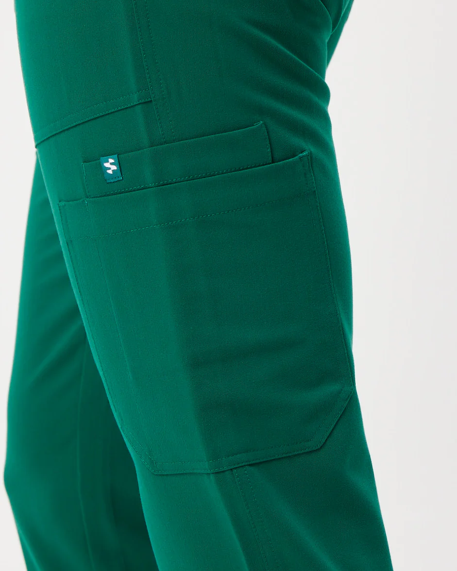 VICTOR Straight Leg Scrub Pants - Hunter Green | SLTECH™ - Image 8