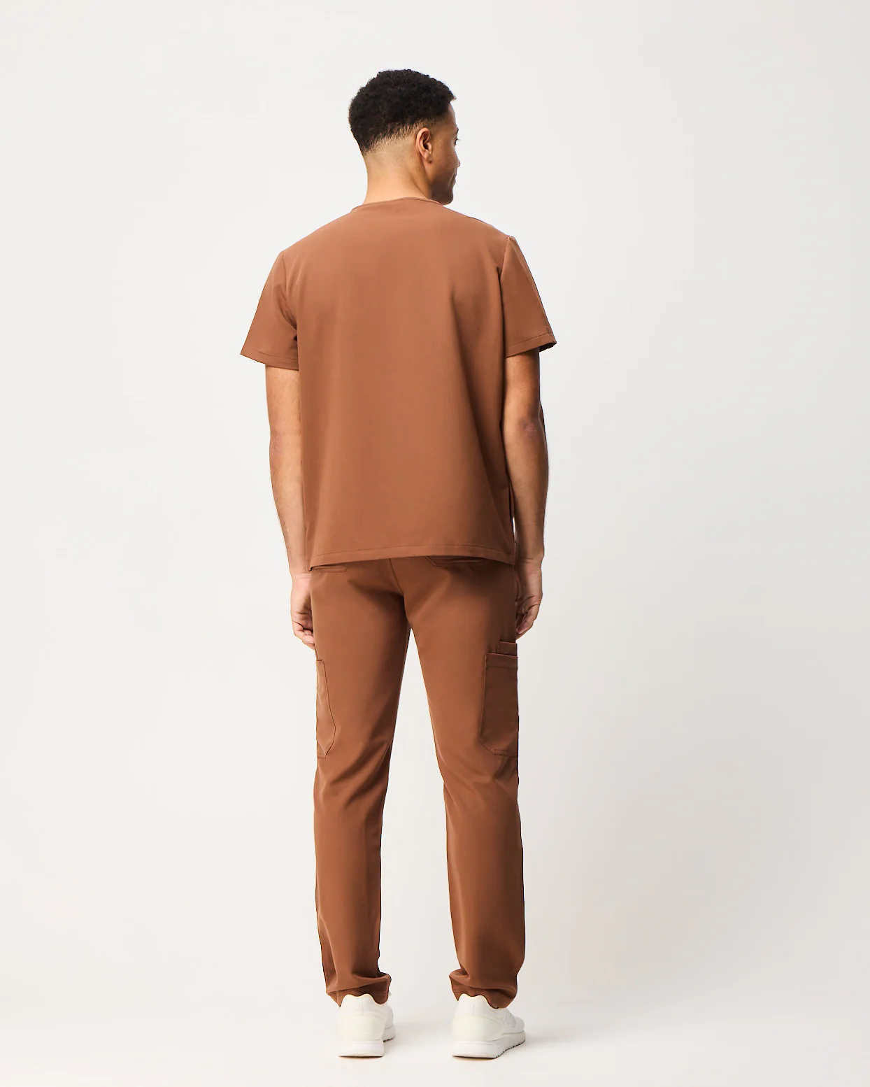 VICTOR Straight Leg Scrub Pants - Pecan Brown | SLTECH™ - Image 4