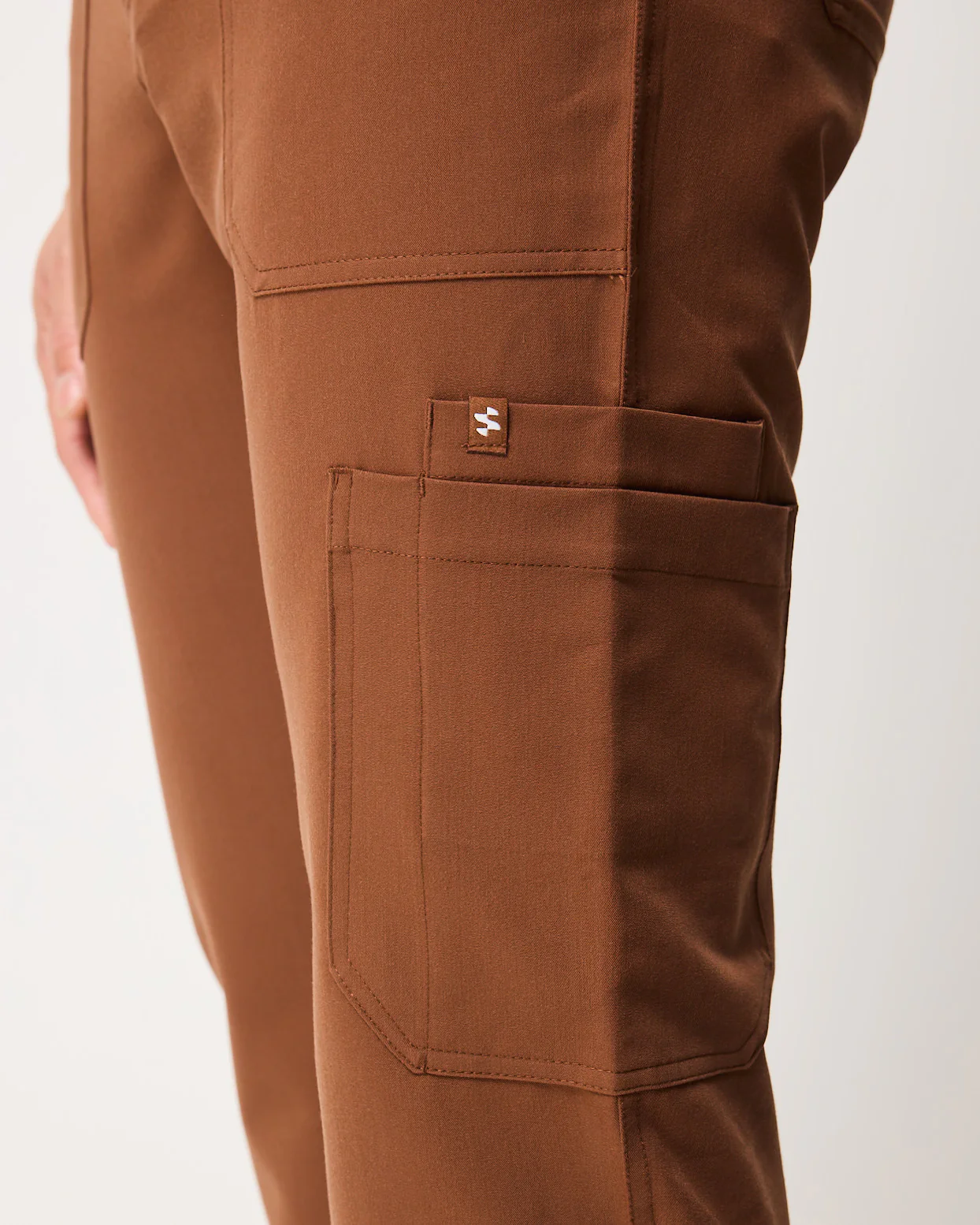 VICTOR Straight Leg Scrub Pants - Pecan Brown | SLTECH™ - Image 7