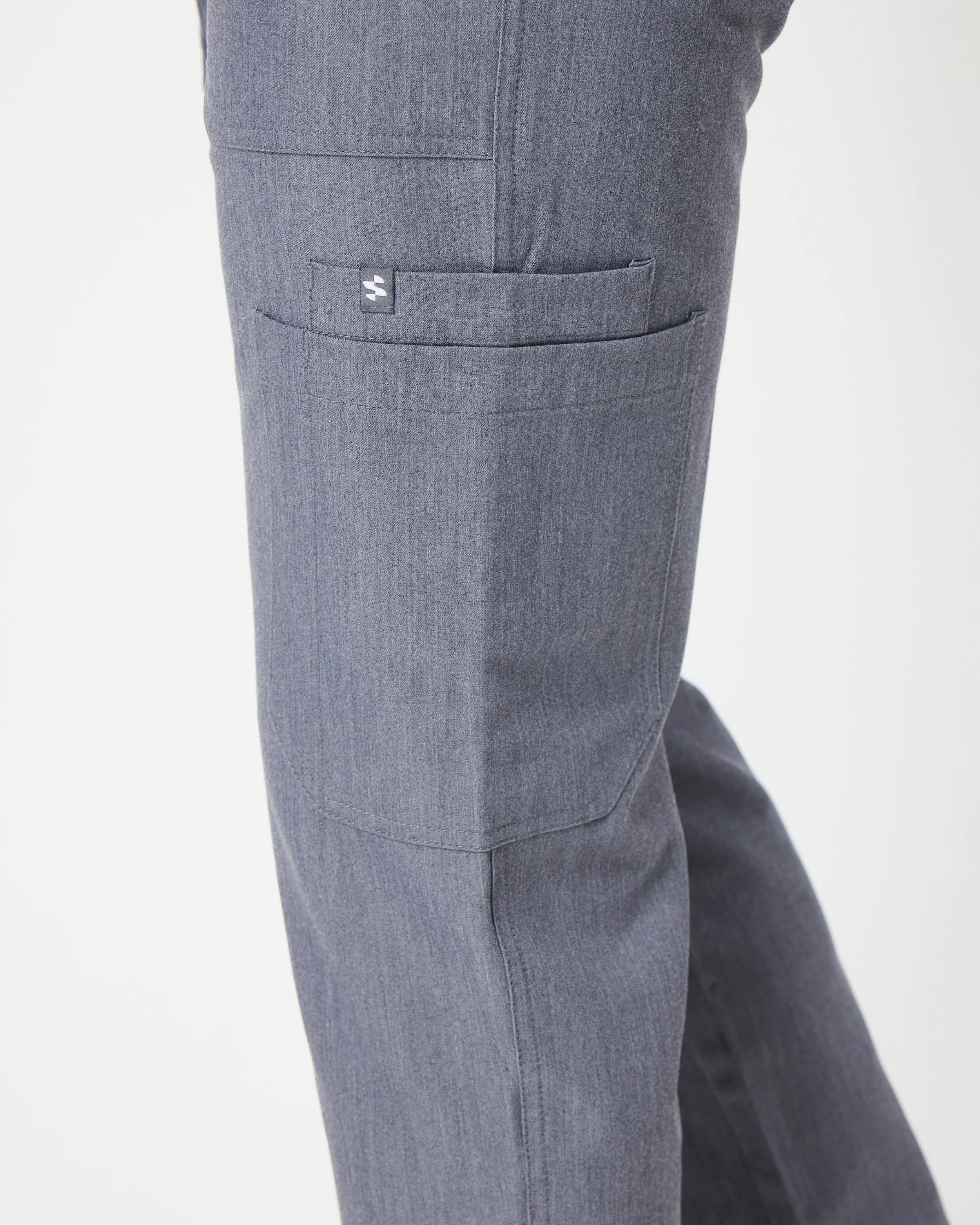 VICTOR Straight Leg Scrub Pants - Steel Grey | SLTECH™ - Image 6