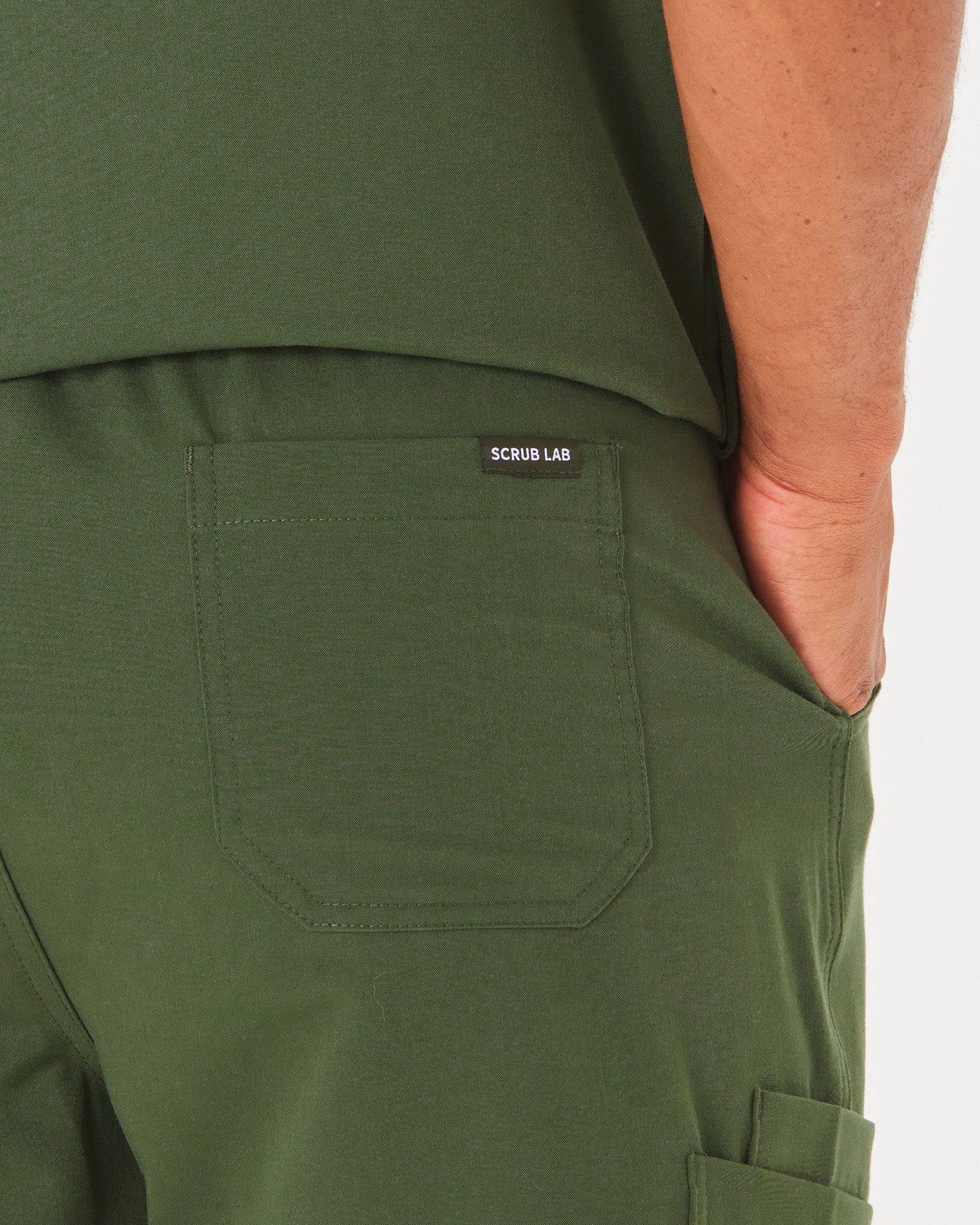 VICTOR Straight Leg Scrub Pants - Combat Khaki | SLTECH™ - Image 3