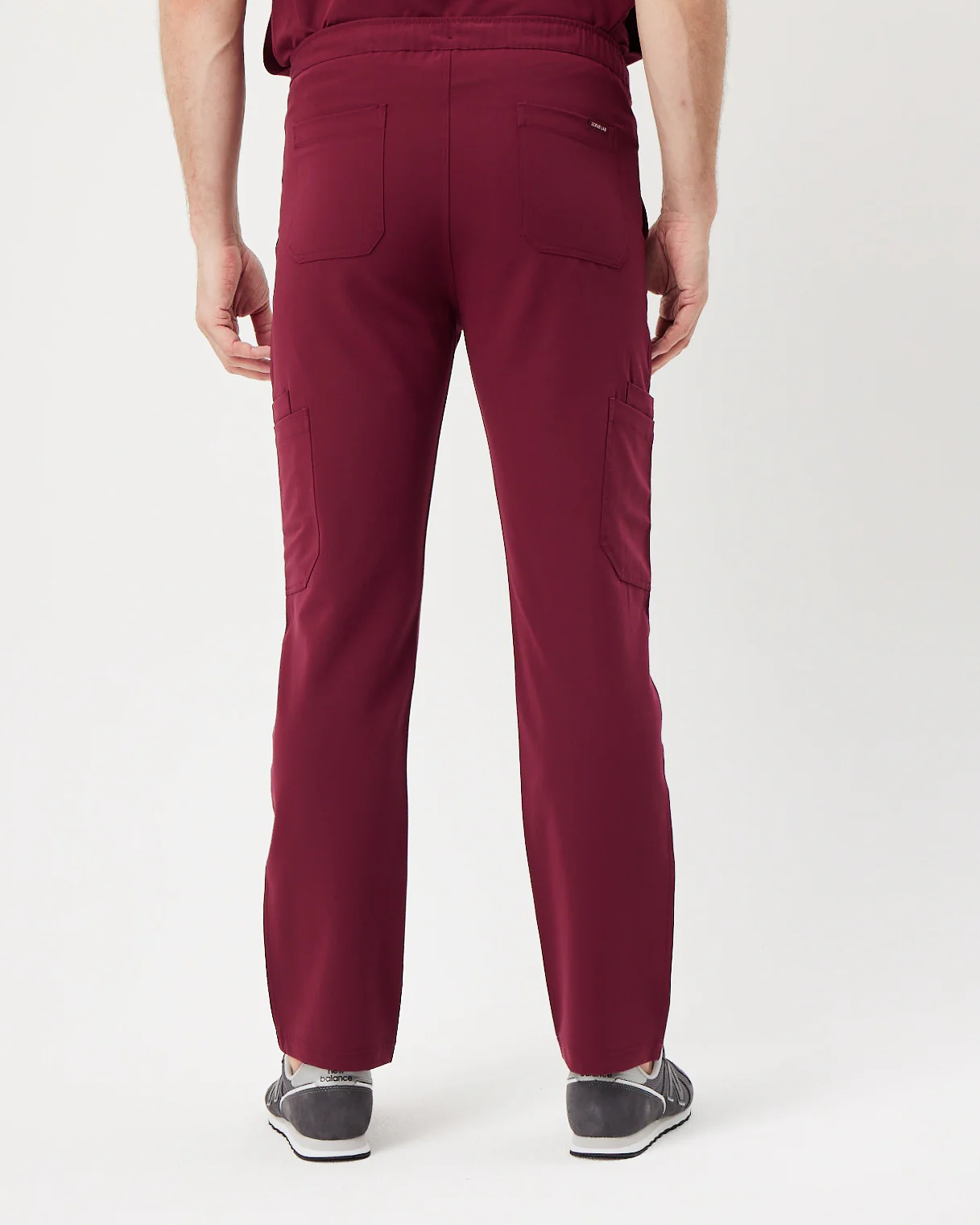 VICTOR Straight Leg Scrub Pants - Maroon | SLTECH™ - Image 5