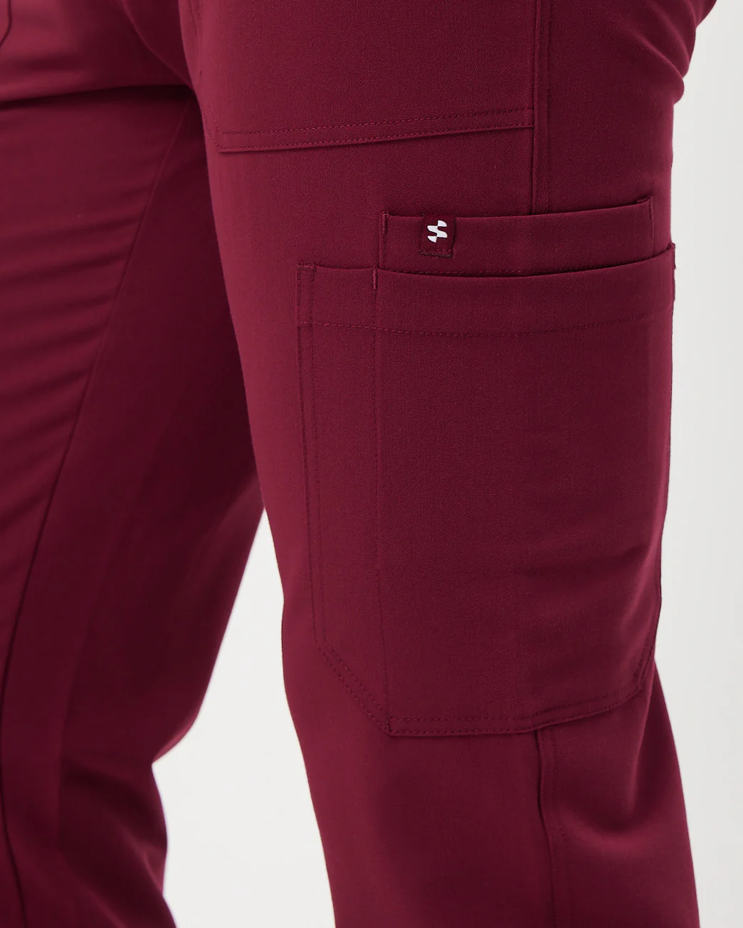 VICTOR Straight Leg Scrub Pants - Maroon | SLTECH™ - Image 6