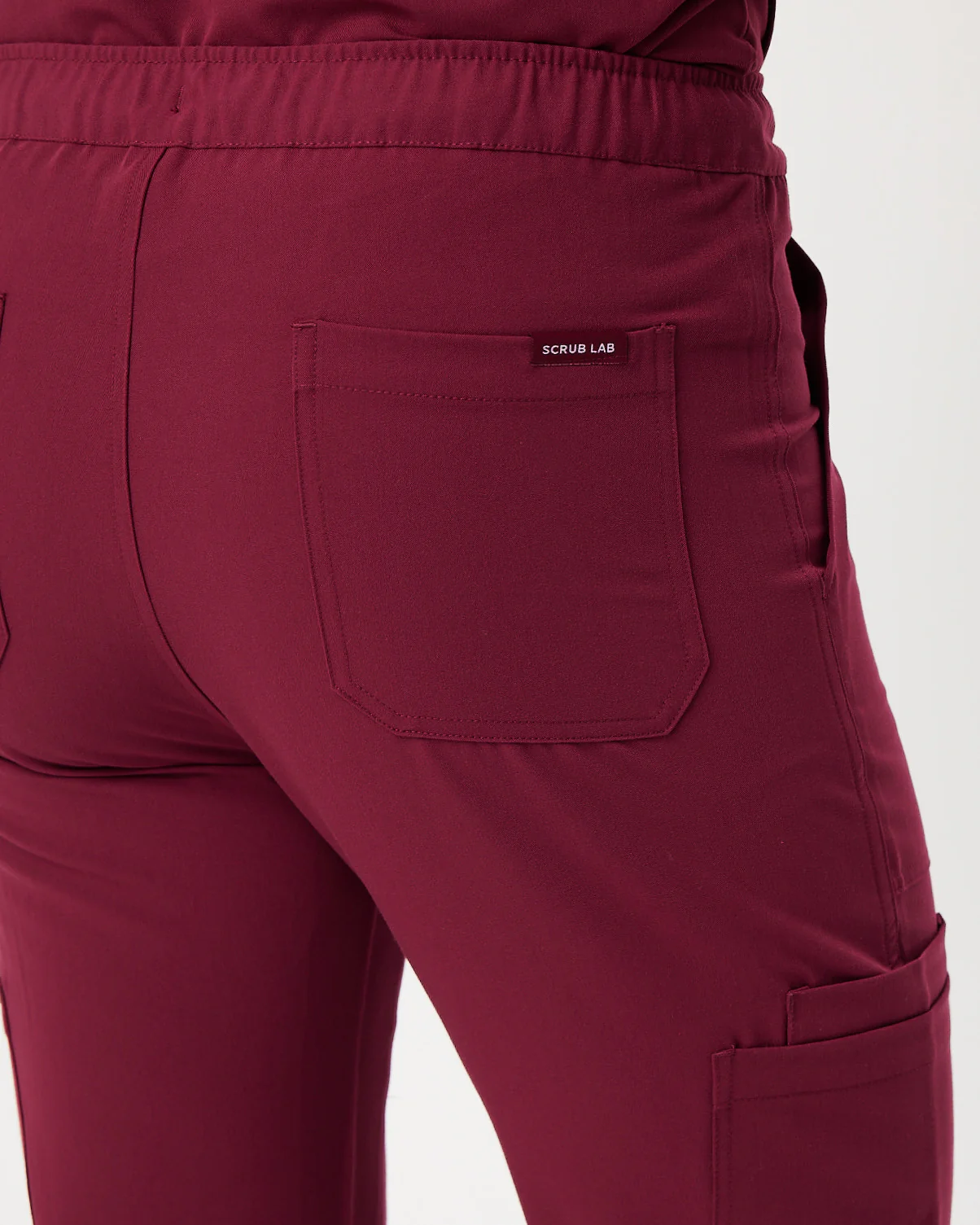 VICTOR Straight Leg Scrub Pants - Maroon | SLTECH™ - Image 8