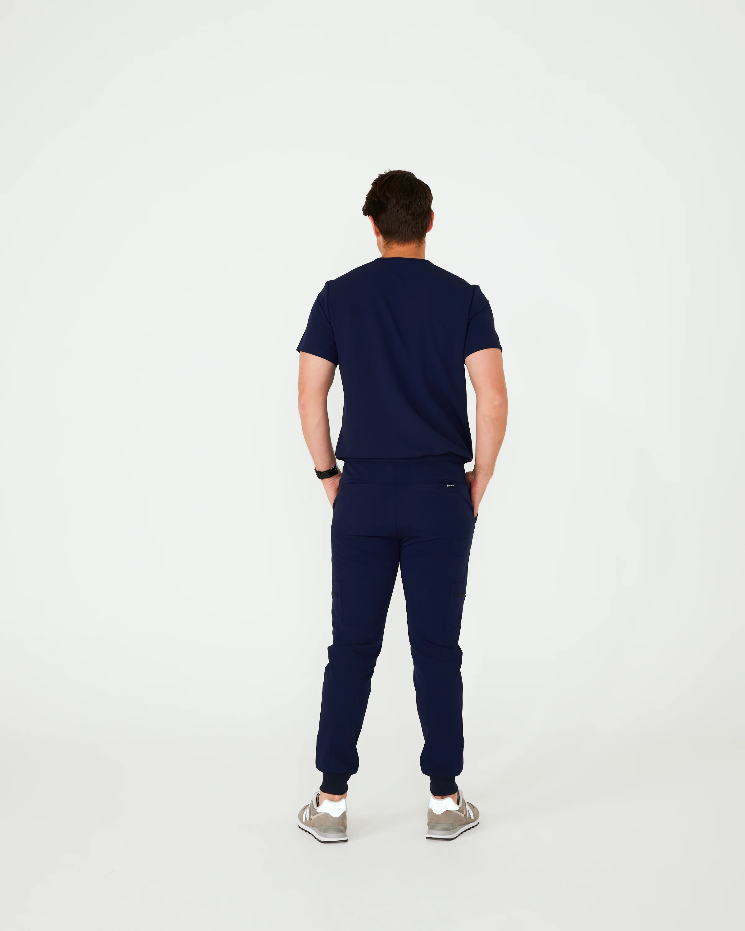WEARY Three Chest Pocket Scrub Top - Navy | SLTECH™ - Image 3