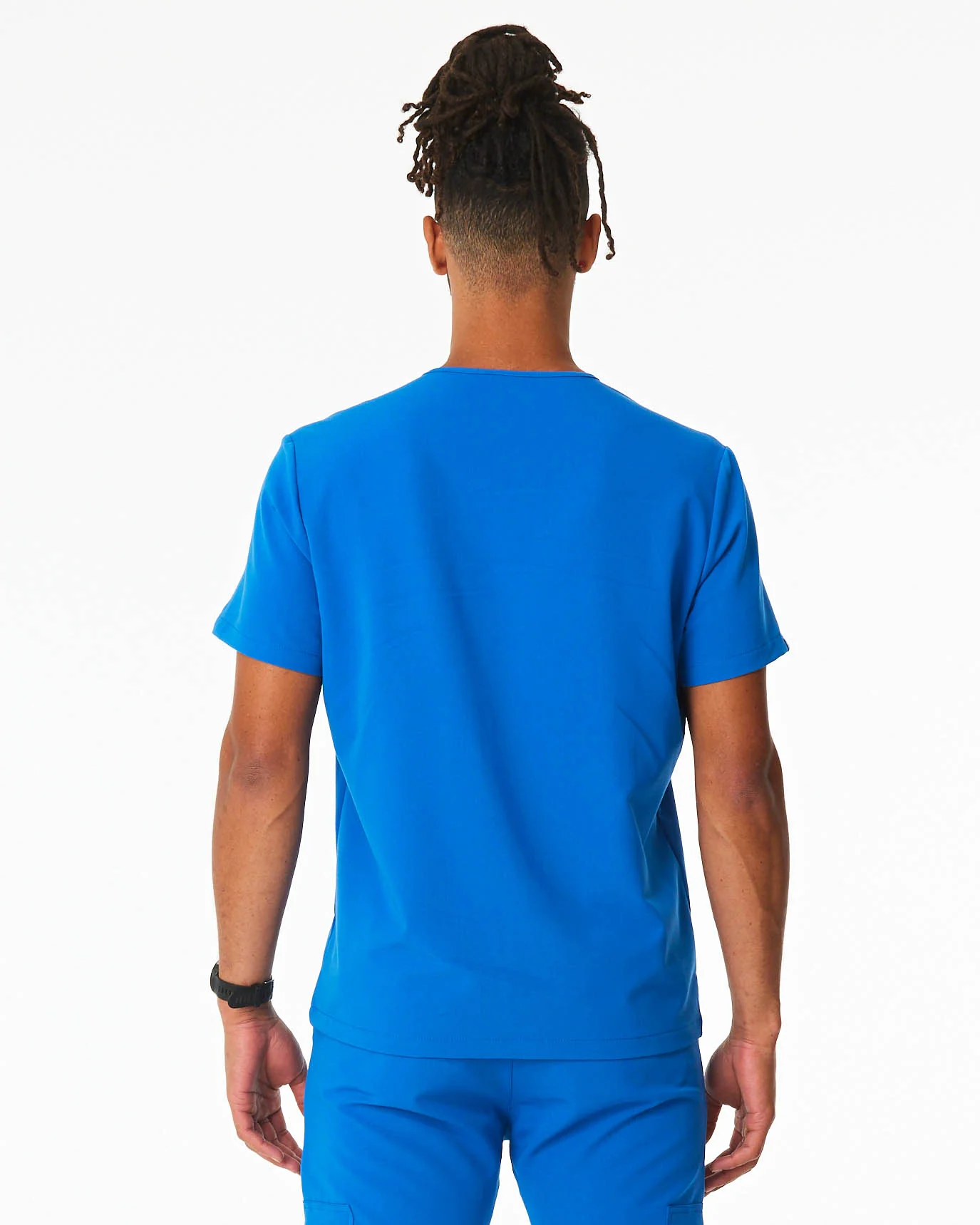 WEARY Three Chest Pocket Scrub Top - Royal Blue | SLTECH™ - Image 5