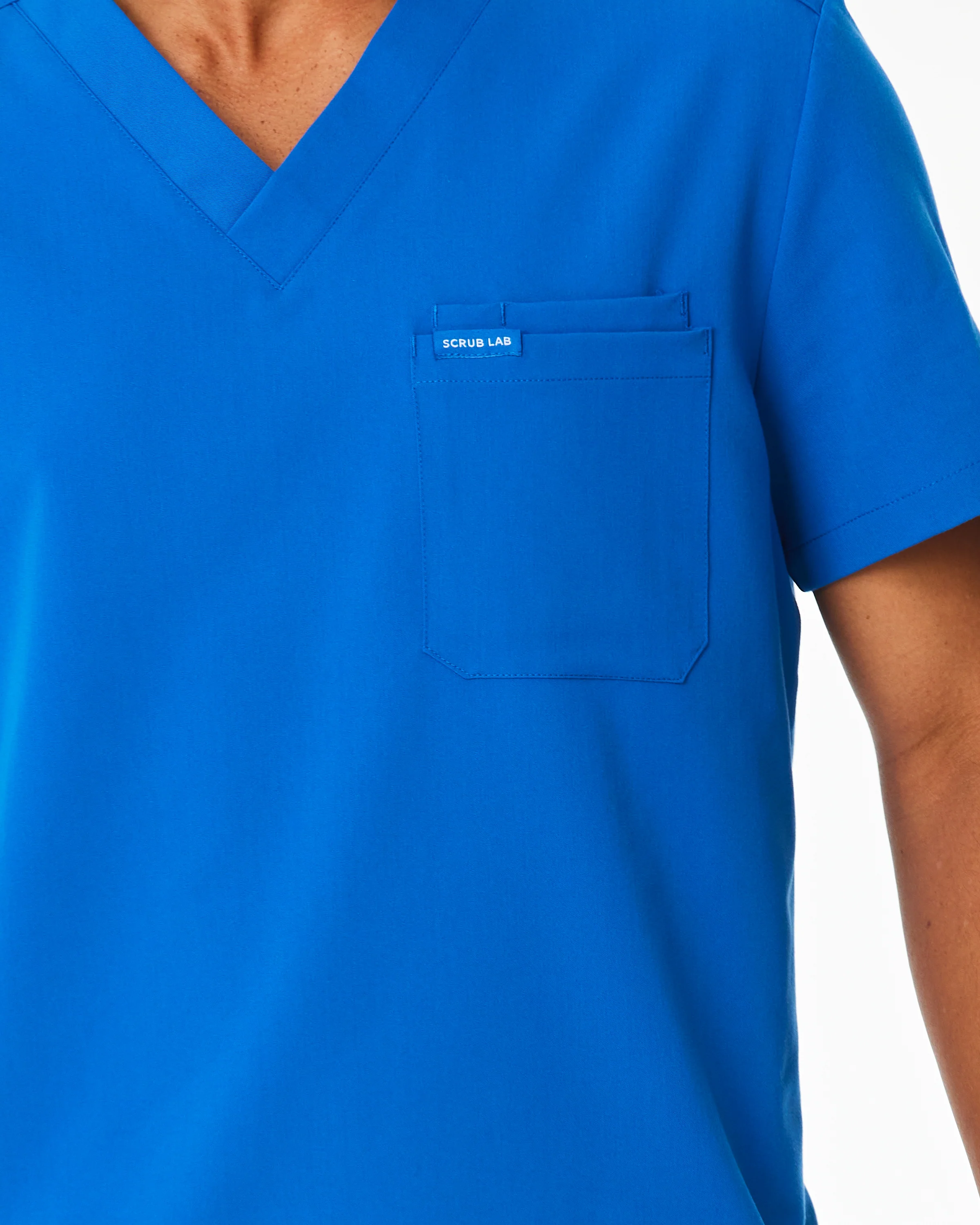WEARY Three Chest Pocket Scrub Top - Royal Blue | SLTECH™ - Image 7