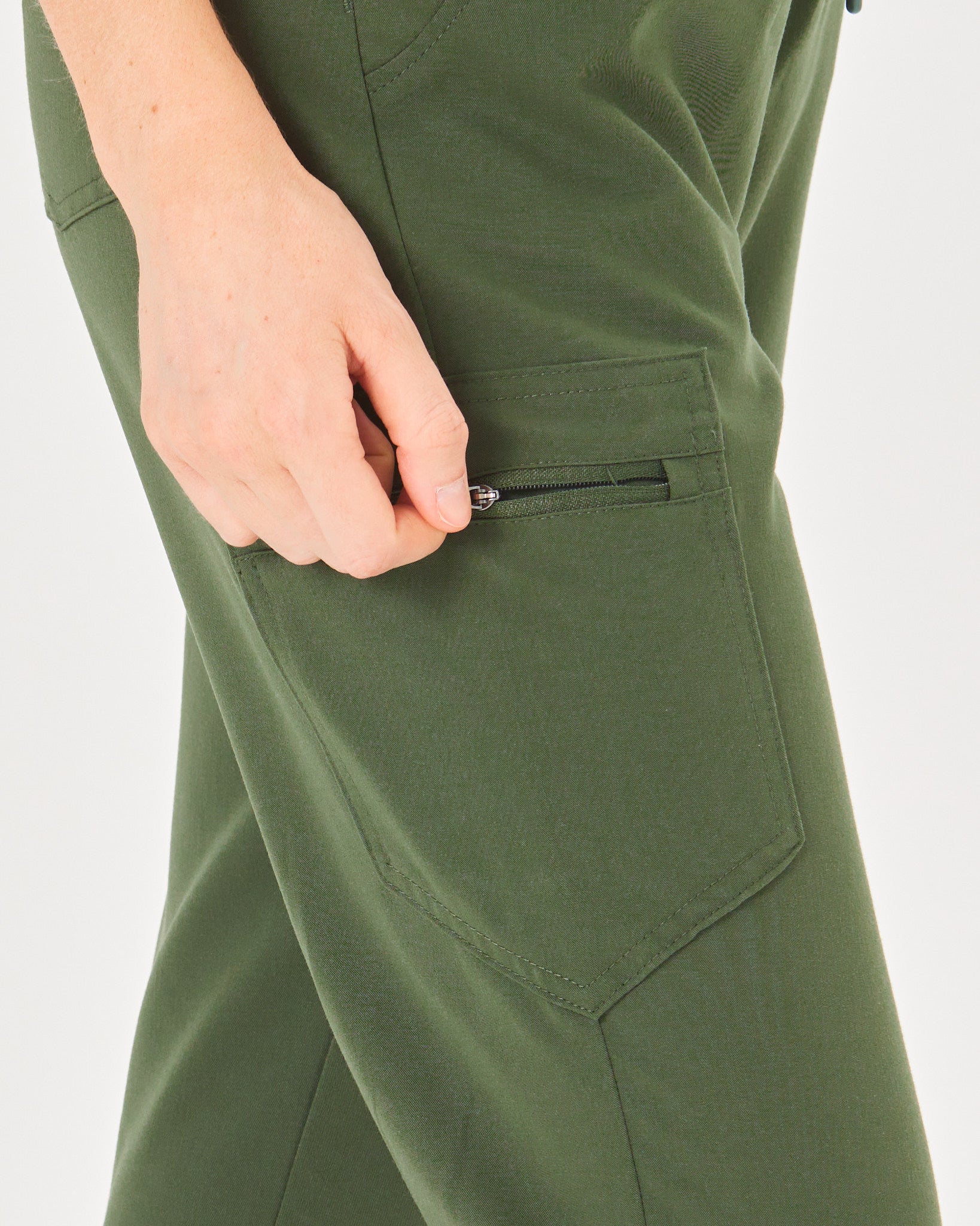 LUCY Jogger Scrub Pants - Combat Khaki | SLTECH™ - Image 6