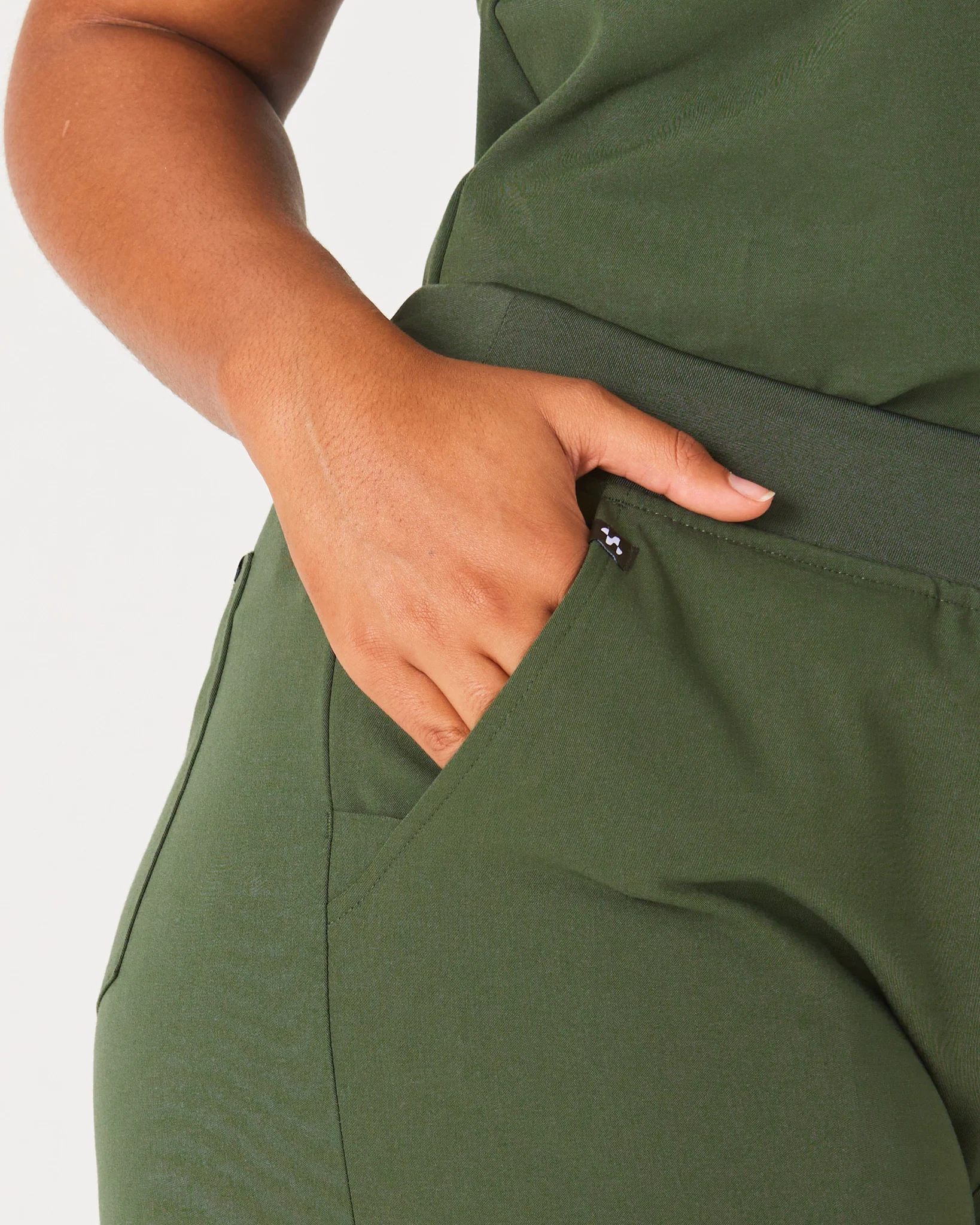 LUCY Jogger Scrub Pants - Combat Khaki | SLTECH™ - Image 8