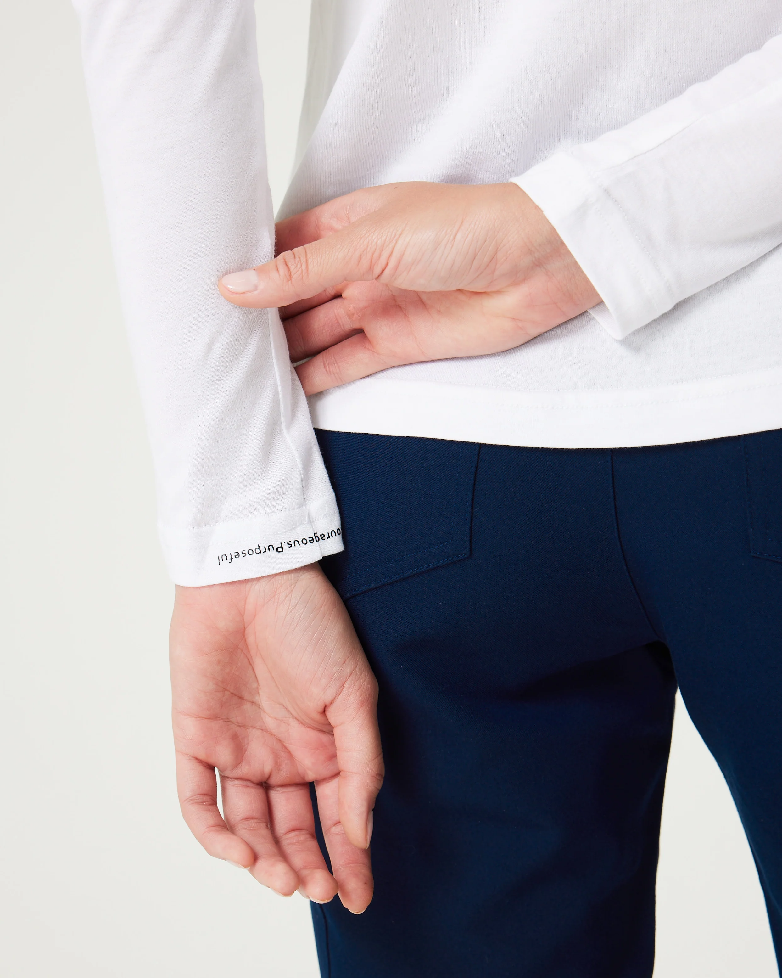 Women’s Ultra-Soft Underscrub - White | SLTECH™ - Image 10