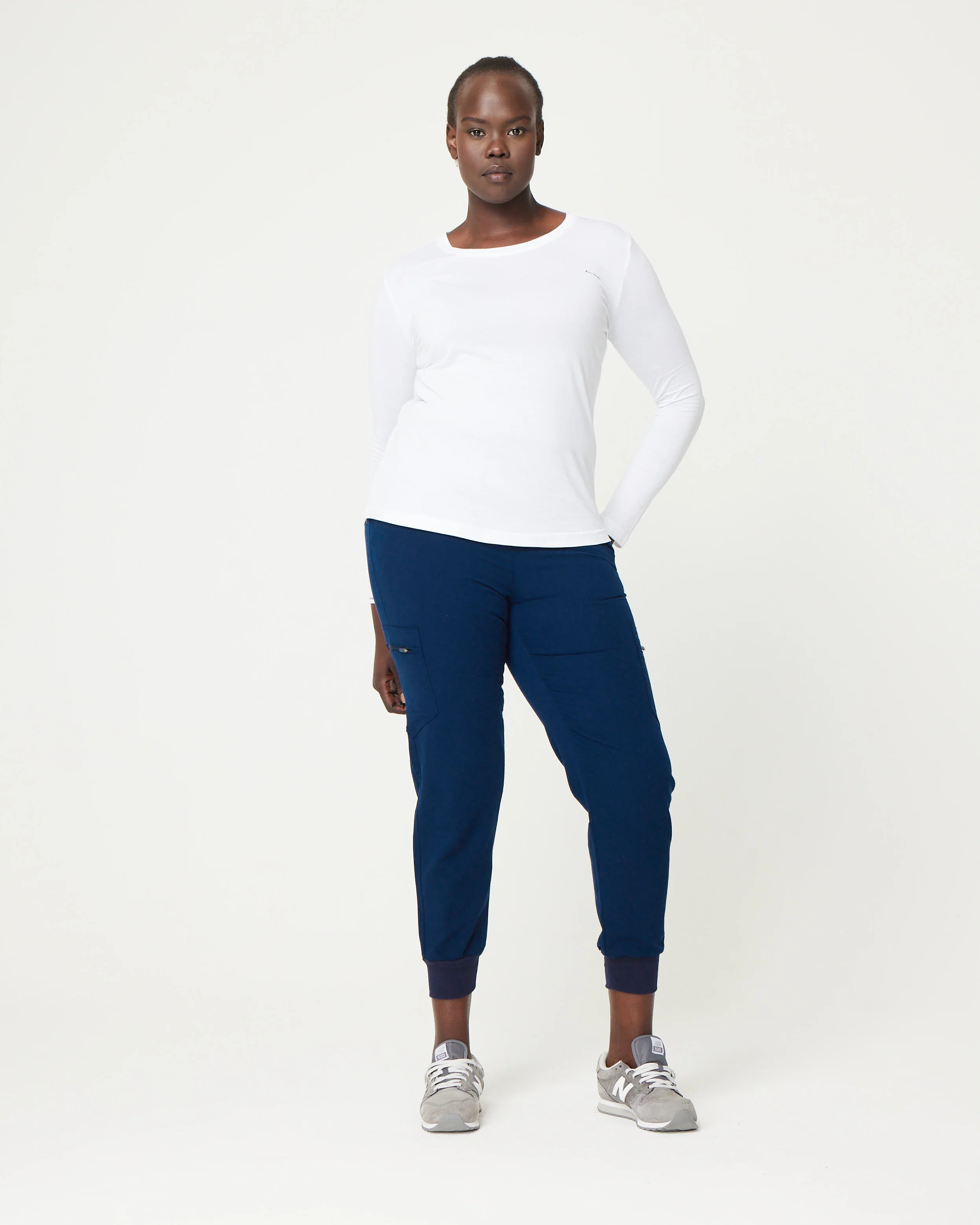 Women’s Ultra-Soft Underscrub - White | SLTECH™ - Image 3