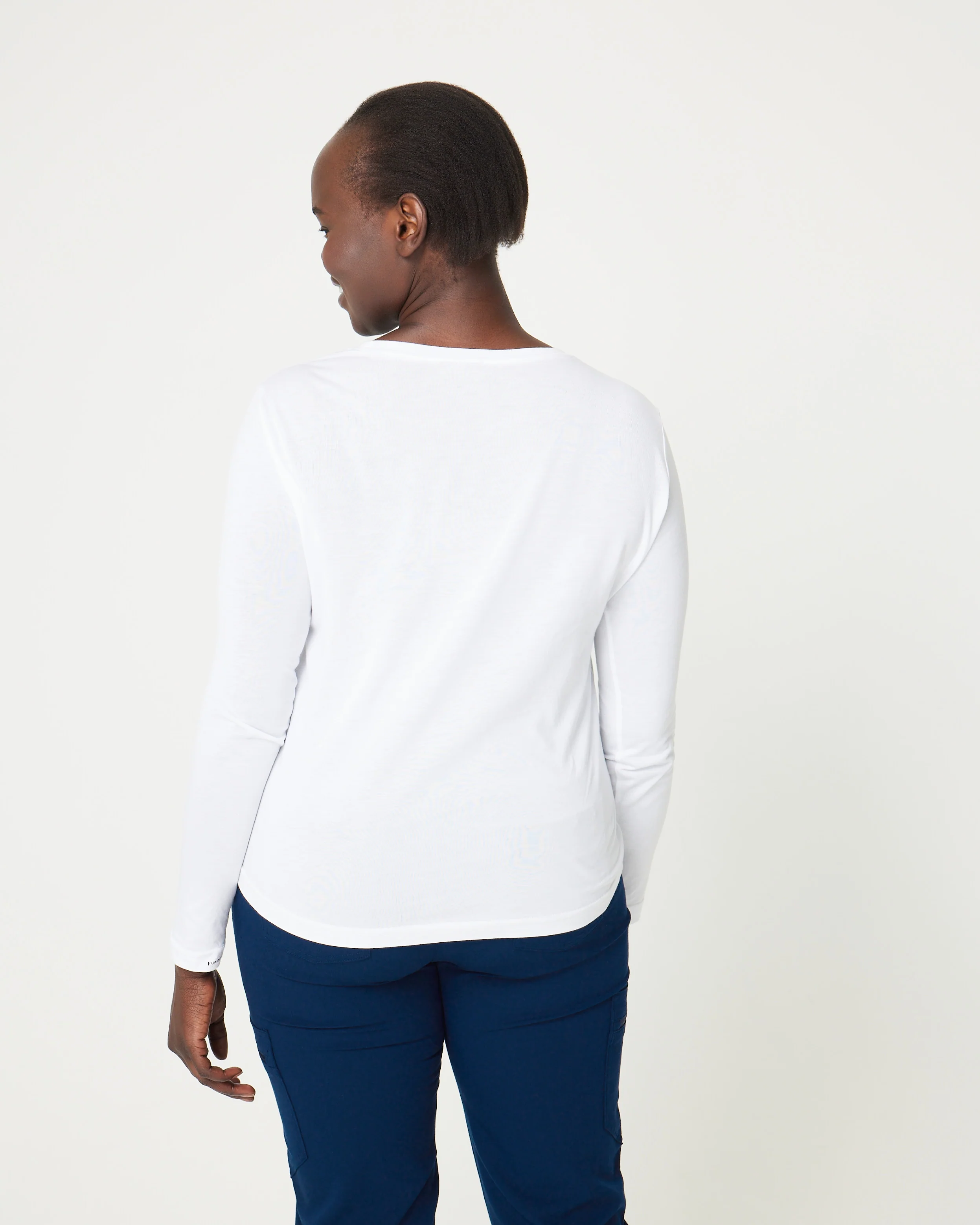 Women’s Ultra-Soft Underscrub - White | SLTECH™ - Image 6
